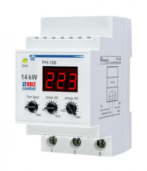 Реле напряжения РН-106 1ф НовАтек-Электро 3425600115 3425600115