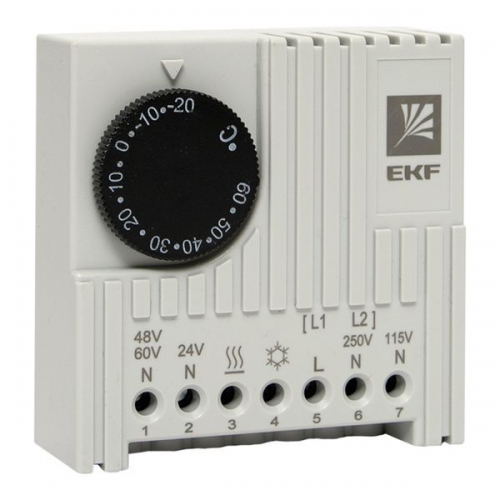 Термостат NO/NC (охлаждение/обогрев) на DIN-рейку 5-10А 230В IP20 PROxima EKF thermo-no-nc-din thermo-no-nc-din