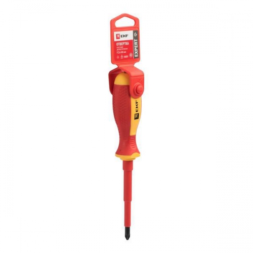 Отвертка PZ2х100мм Expert 1000В PROхima EKF pz-2-100-exp-in pz-2-100-exp-in