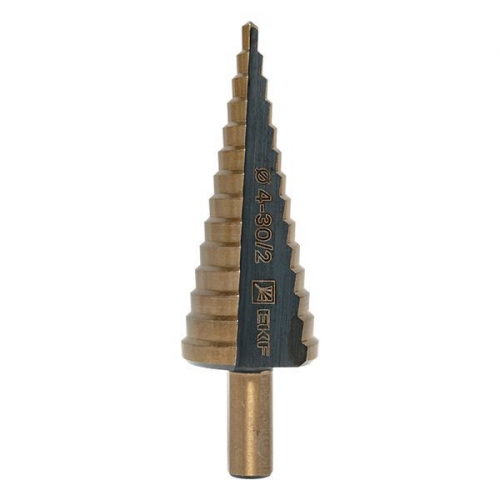 Сверло ступенчатое ST-4-30/2 HSS 14 ступ. EKF ST-4-30/2 ST-4-30/2