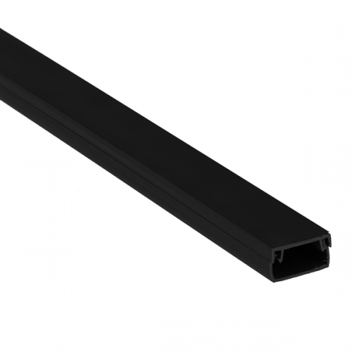 Кабель-канал 12х12 L2000 пластик Plast черн. EKF kk-12-12b kk-12-12b