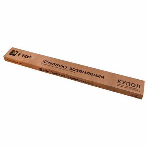 Комплект заземления верт. с заострением d16 дл.3м (2х1.5м) HZ EKF gc-21301 gc-21301