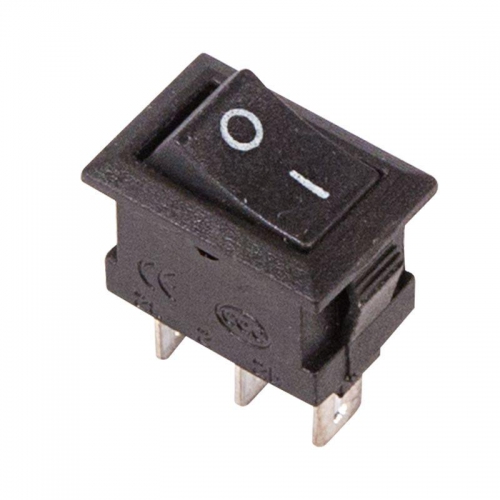 Выключатель клавишный 250В 3А (3с) ON-ON черн. Micro (RWB-102) Rexant 36-2030 36-2030