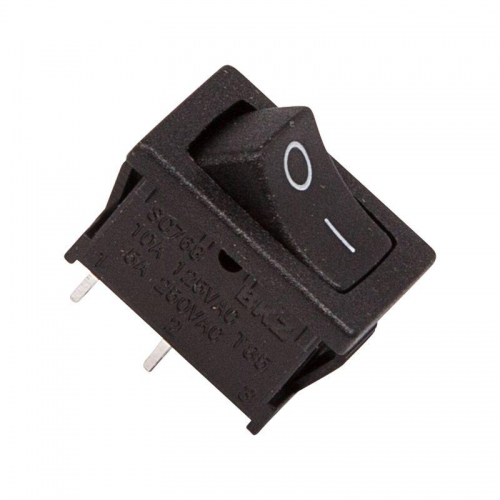 Выключатель клавишный 250В 6А (2с) ON-OFF черн. Mini (RWB-201; SC-768) Rexant 36-2110 36-2110
