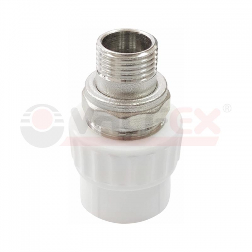 Муфта с американкой для радиатора наружная резьба 20х1/2дюйм (100/25) VALFEX 10159020 10159020