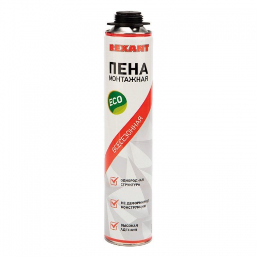 Пена монтажная всесезонная для пистолета 40л eco Rexant 89-0903 89-0903