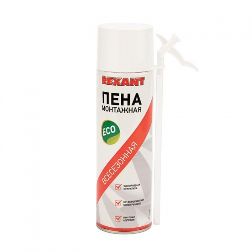 Пена монтажная всесезонная с трубочкой 40л eco Rexant 89-0906 89-0906