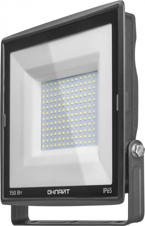 Прожектор светодиодный 14 344 OFL-150-6.5K-BL-IP65-LED 150Вт 6500К IP65 12000лм черн. ОНЛАЙТ 14344 14344