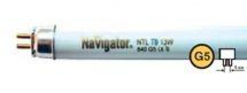 Лампа люминесцентная 94 112 NTL-T4-08-860-G5 8Вт T4 6000К G5 Navigator 94112 94112