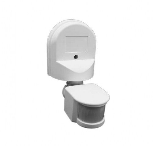 Датчик движения PMS-IR 008 1200Вт 180град. 12м IP44 WH JazzWay 5012899 5012899