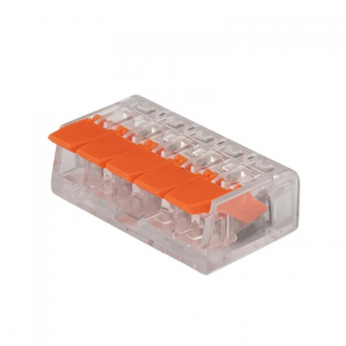 Клемма монтажная рычажного соединения PTC-5P 221-415 450В 32А 0.14-4.0кв.мм JazzWay 5050945 5050945