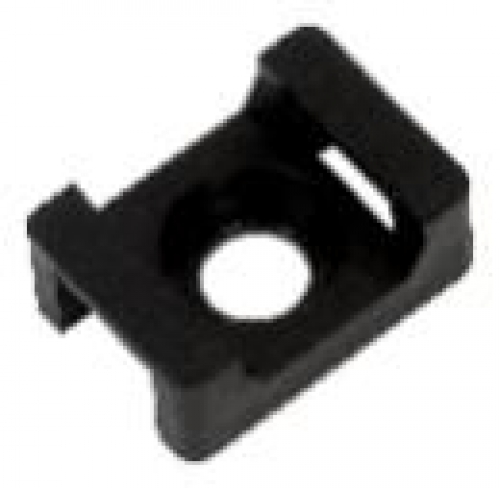 Площадка под хомуты PCP-S 22х16-100BL с монтажн. отверст. PA6.6 черн. (уп.100шт) JazzWay 5055209 5055209