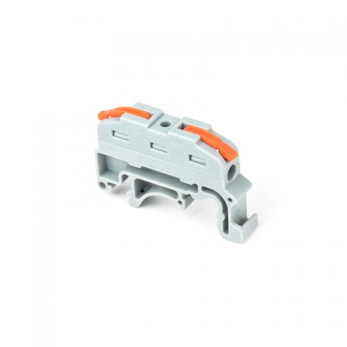 Клемма монтажная СМК PTC-1P 4211 DIN BL/4 450В 32А 0.08-2.5(4.0)кв.мм JazzWay 5073647 5073647