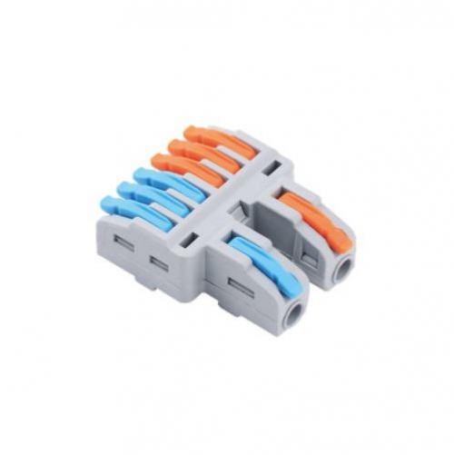 Клемма монтажная СМК PTC-2P 4226 BL/2 450В 32А 0.08-2.5(4.0)кв.мм JazzWay 5073784 5073784