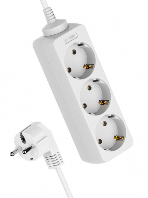 Удлинитель 3х3м с заземл. 16А IP20 ПВС 3х1 КОСМОС YKsm3m-3g-Z(K) YKsm3m-3g-Z(K)