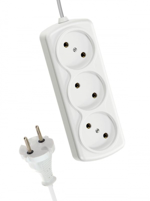Удлинитель 3х5м 6А IP20 ШВВП 2х0.75 КОСМОС YKsm5m-3g(6A)E YKsm5m-3g(6A)E