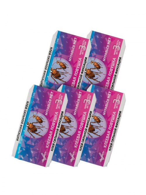 Ловушка клеевая от тараканов и муравьев (уп.5шт) КОСМОС KOC_GH335_5 KOC_GH335_5