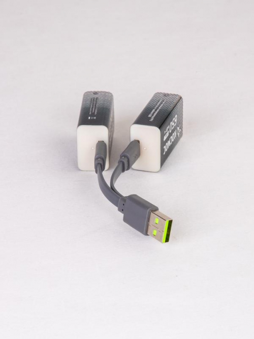 Аккумулятор крона Li-ion 9В 650мВт.ч (уп.2шт) КОСМОС KOCLi9V650mAh2B KOCLi9V650mAh2B