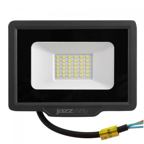 Прожектор светодиодный PFL-C3 30Вт 6500К IP65 закален. прозр. стекло JazzWay 5023567A 5023567A