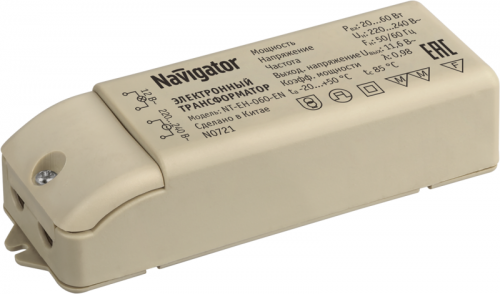Трансформатор 94 432 NT-EH-060-EN IP44 для низковольтных галогенных ламп Navigator 94432 94432