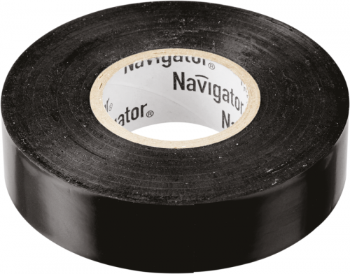 Изолента ПВХ 19мм (рул.20м) черн. NIT-A19-20/BL Navigator 71110 71110