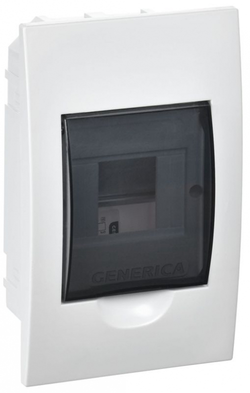 Бокс ЩРВ-П-4 мод. встраив. пластик IP41 GENERICA MKP12-V-04-41-G MKP12-V-04-41-G