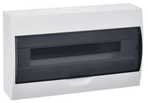 Бокс ЩРН-П-18 мод. навесной пластик IP41 GENERICA MKP12-N-18-41-G MKP12-N-18-41-G