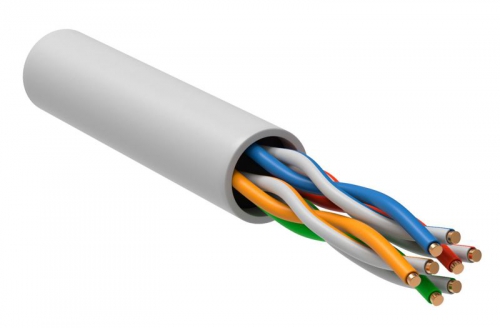 Кабель витая пара U/UTP кат.5E 4х2х24AWG solid LSZH бел. (м) GENERICA BC1-C5E04-128-305-G BC1-C5E04-128-305-G