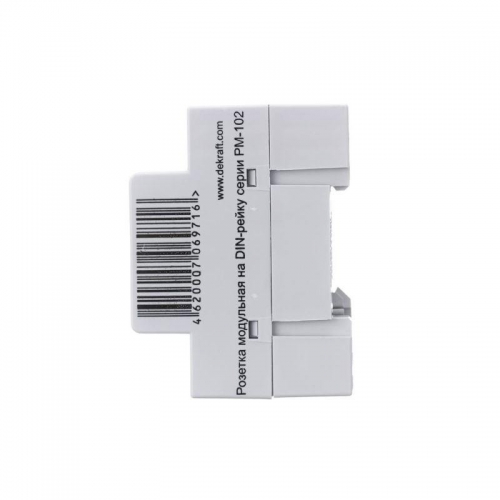 Розетка 16А 220В 2P+PEN на DIN-рейку PM-102 SchE 18012DEK 18012DEK