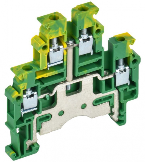 Колодка клеммная CTS-ML-PEN ARMAFIX земля 2 ур. 4кв.мм IEK YCT13-03-2-K52-004 YCT13-03-2-K52-004
