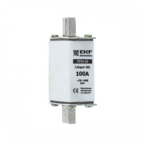 Вставка плавкая ППН-33 4А габарит 00C PROxima EKF fus-33/100/4 fus-33/100/4
