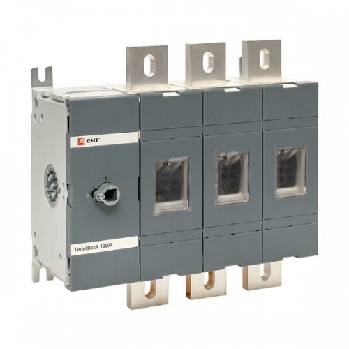 Рубильник 3п 1000А без рукоятки управления TwinBlock PROxima EKF tb-s-1000-3p tb-s-1000-3p