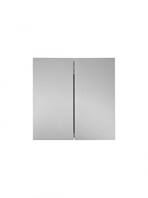 Выключатель 2-кл. СП ZIMA IP20 10А безвинт. зажим сер. матов. LEZARD 704-7488-101QC 704-7488-101QC