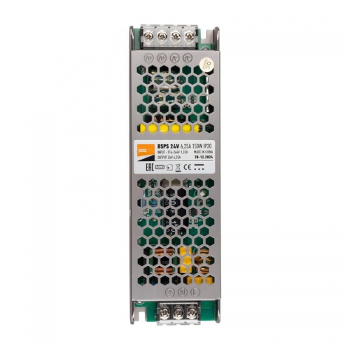Блок питания для светодиодной ленты 150Вт 6.25А 24В IP20 BSPS метал. Pro+ JazzWay 5015593 5015593