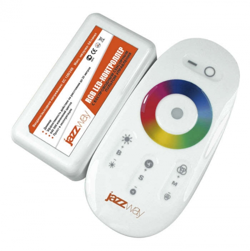 Контроллер RGB PRC-4000HF WH 12/24В 216/432Вт бел. JazzWay 1007957 1007957