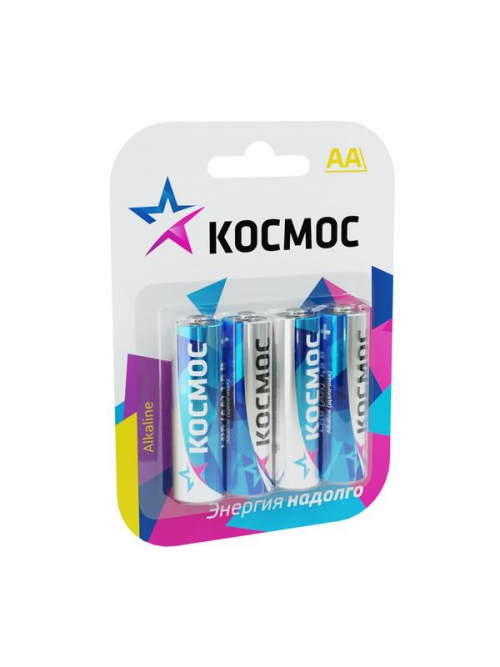 Элемент питания алкалиновый LR6 BP-4 (блист.4шт) Космос KOCLR64BL_classic KOCLR64BL_classic