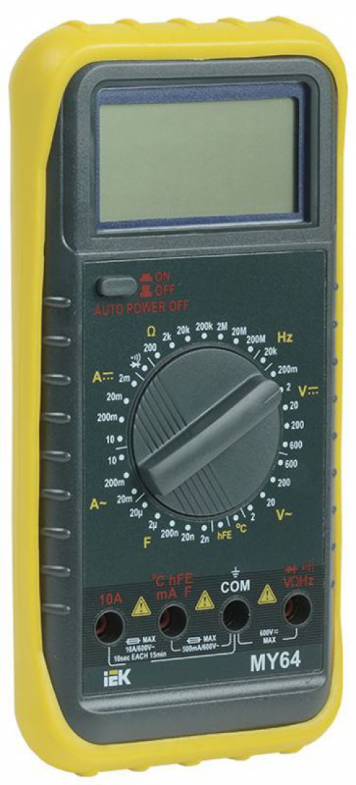 Мультиметр цифровой Professional MY64 ИЭК TMD-5S-064 TMD-5S-064