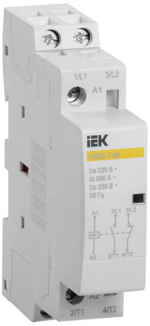 Контактор модульный КМ20-11М AC IEK MKK11-20-11 MKK11-20-11