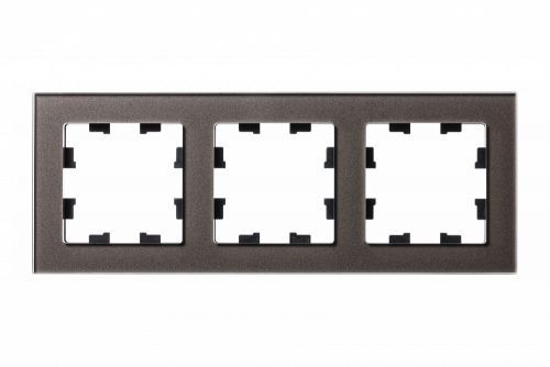 Рамка 3-м Atlas Design NATURE стекло мокко SchE ATN320603 ATN320603