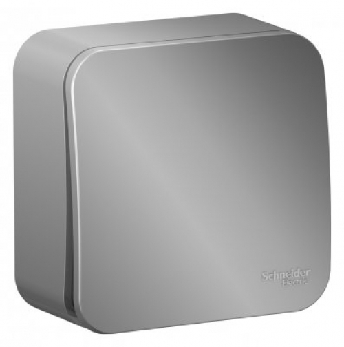 Выключатель 1-кл. ОП Blanca 10А IP20 (сх. 1) 250В с изолир. пластиной алюм. SE BLNVA101013 BLNVA101013