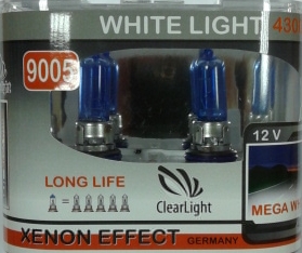 Набор ламп ClearLight ML9005WL HB3 (60) P20d, WhiteLight 4300К (2 шт.)