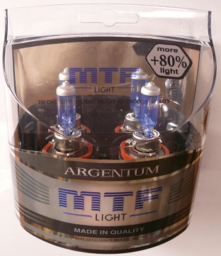 Лампы MTF 881 4000K H27W/2 Argentum, +80% (2 шт.)