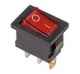 Выключатель клавишный 250В 6А (3с) ON-OFF красн. с подсветкой Mini (RWB-206; SC-768) Rexant 36-2150 36-2150
