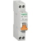 Выключатель автоматический дифференциального тока 2п (1P+N) C 10А 30мА тип AC 4.5кА К АД63 Домовой SchE 12521 12521