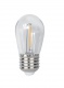 Лампа светодиодная филаментная PLED-ECO-S14 1Вт 2700К тепл. бел. CLEAR E27 для Белт-лайт JazzWay 5040625 5040625