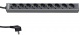 Блок розеток SHT19-9SH-2.5EU для шкафов 19дюйм горизонт. 9 универс. розеток 16А шнур 2.5м Hyperline 26449 26449