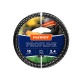 Леска Profline D2.4мм L15м (скрученный квадрат) 240-15-5 на пластиковой обойме черн. PATRIOT 805402206 805402206