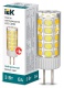 Лампа светодиодная Corn 3Вт капсульная 4000К нейтр. бел. G4 12В керамика IEK LLE-Corn-3-012-40-G4 LLE-CORN-3-012-40-G4