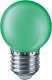Лампа светодиодная 71 828 NLL-G45-1-230-G-E27 1Вт шар E27 220-240В зел. Navigator 71828 71828