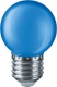 Лампа светодиодная 71 829 NLL-G45-1-230-B-E27 1Вт шар E27 220-240В син. Navigator 71829 71829